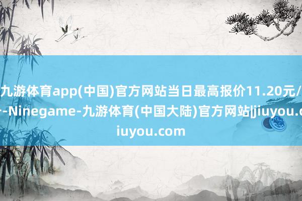 九游体育app(中国)官方网站当日最高报价11.20元/公斤-Ninegame-九游体育(中国大陆)官方网站|jiuyou.com